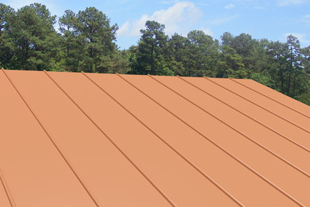 Copper, Standing Seam